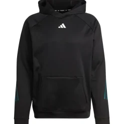 Train Icons 3-Stripes hoodie heren black arctic night white*adidas Clearance