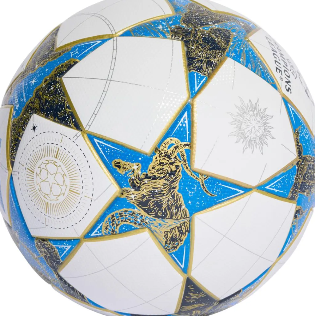 UCL League Stage Boxed voetbal white dark blue pantone gold metallic 25 - 26*adidas Outlet