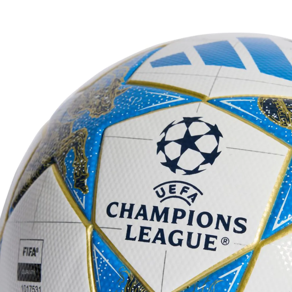 UCL League Stage Boxed voetbal white dark blue pantone gold metallic 25 - 26*adidas Outlet