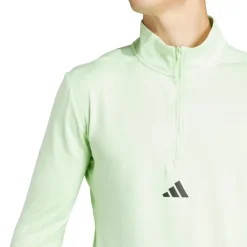 Workout shirt heren semi green spark black*adidas