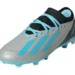 X Crazyfast Messi.3 FG voetbalschoenen junior silver metallic blish blue core black*adidas Online