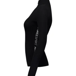 Ruby Ribbed skipully dames true black white*Airforce