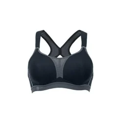 DynamiX Star sport bh dames zwart antraciet*Anita New