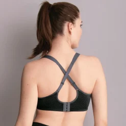 Performance WireX sport bh dames zwart antraciet*Anita Sale