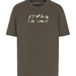  6DZTHCZJBYZ shirt heren black olive*Armani Exchange Discount