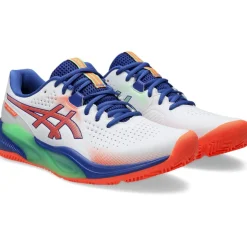 GEL-CHALLENGER 15 padelschoenen heren white vivid coral*Asics Clearance