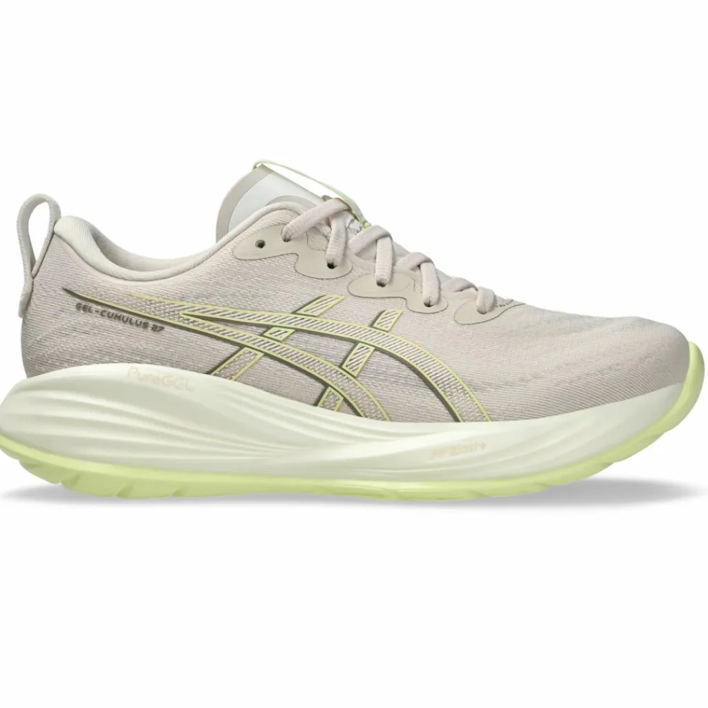 Gel-Cumulus 27 hardloopschoenen dames mineral beige huddle yellow*Asics Hot