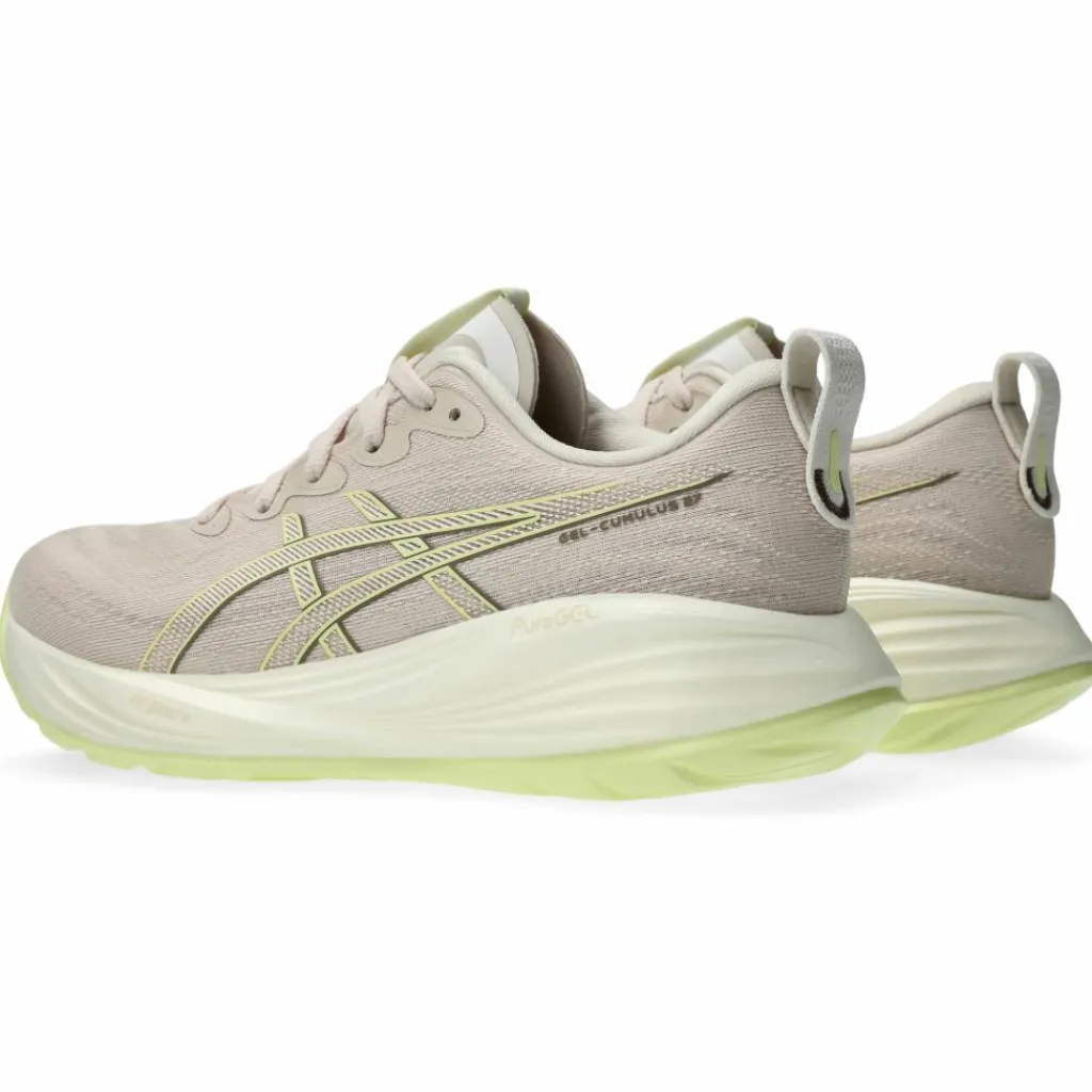 Gel-Cumulus 27 hardloopschoenen dames mineral beige huddle yellow*Asics Hot