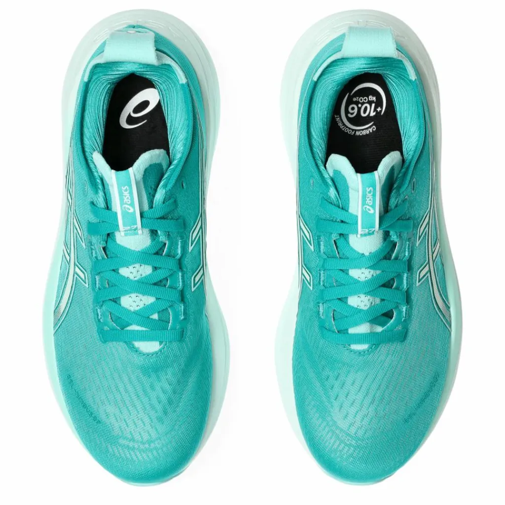 Gel-Nimbus 27 hardloopschoenen dames wave teal illuminate mint*Asics Clearance
