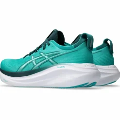 Gel-Nimbus 27 hardloopschoenen heren wave teal saxon green*Asics