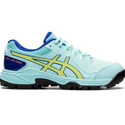 Gel-Peake hockeyschoenen dames clear blue glow yellow*Asics Hot