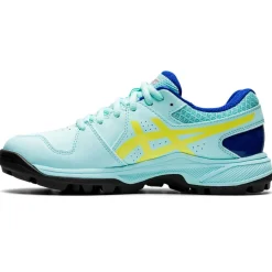 Gel-Peake hockeyschoenen dames clear blue glow yellow*Asics Hot