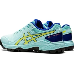 Gel-Peake hockeyschoenen dames clear blue glow yellow*Asics Hot