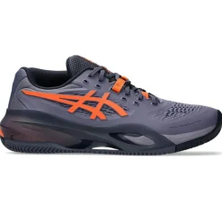 Gel-Resolution X Clay tennisschoenen heren greyish purple nova orange*Asics Sale