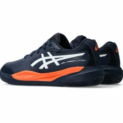 Gel-Resolution X GS Clay tennisschoenen junior midnight white*Asics Clearance