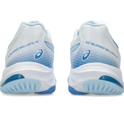 Netburner Ballistic FF 3 indoorschoenen dames white blue coast*Asics Outlet