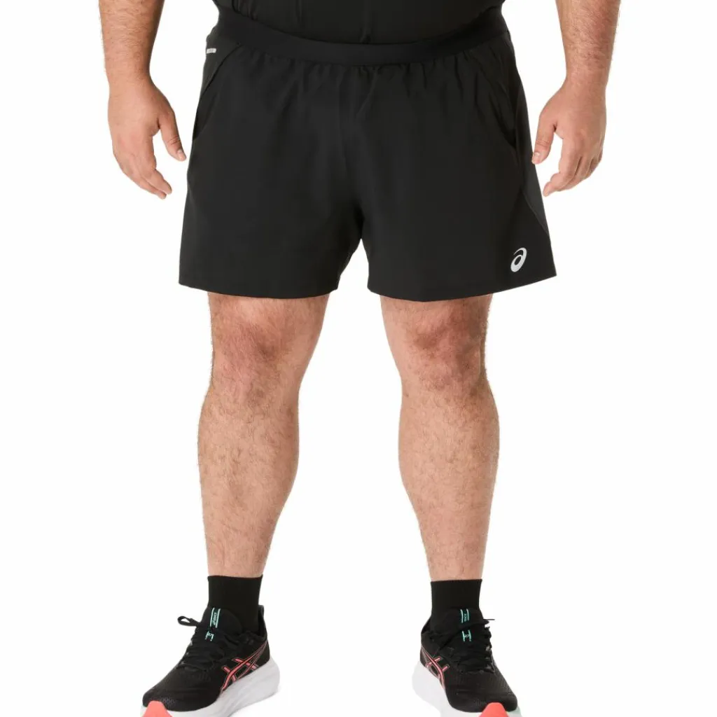 Road 5 inch hardloopbroek heren performance black graphite grey*Asics Discount