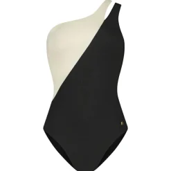 BSW304A badpak dames vanilla & black*Beachlife New