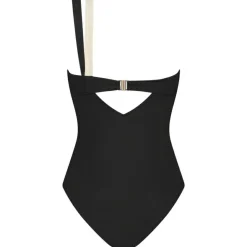 BSW304A badpak dames vanilla & black*Beachlife New