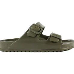 Arizona normaal slippers heren khaki*Birkenstock Clearance