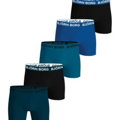 10004155 Cotton Stretch onderbroek heren  multicolour 5-pack*Björn Borg Clearance
