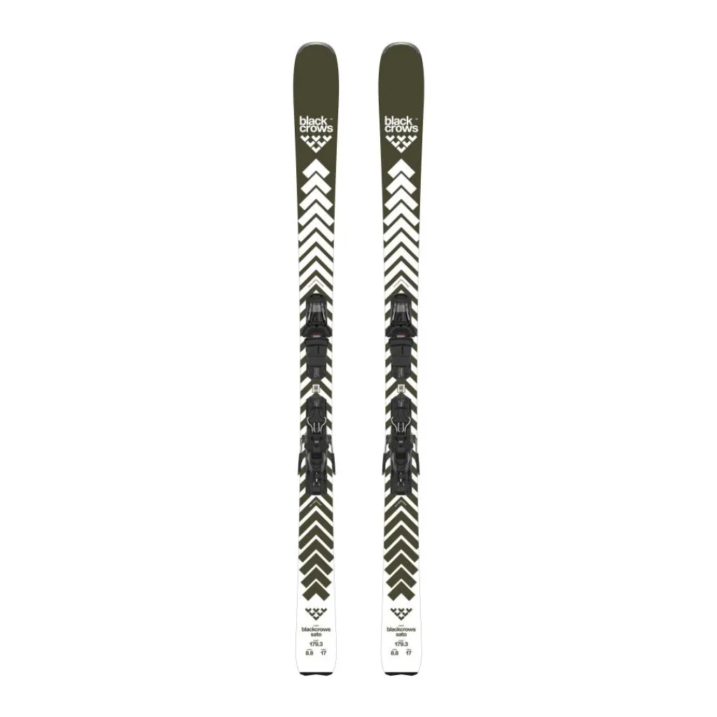 Sato RT 25 - 26 ski's met EM10 binding*Black Crows Best
