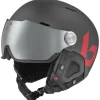 MIGHT VISOR skihelm titanium red matte - 52 - 55 cm*Bollé New