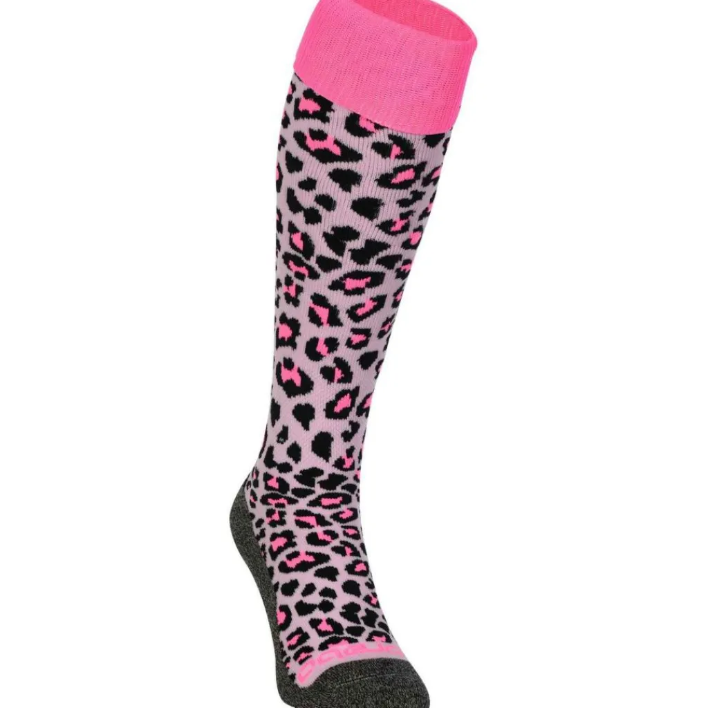 Cheetah hockeysokken soft pink*Brabo Best