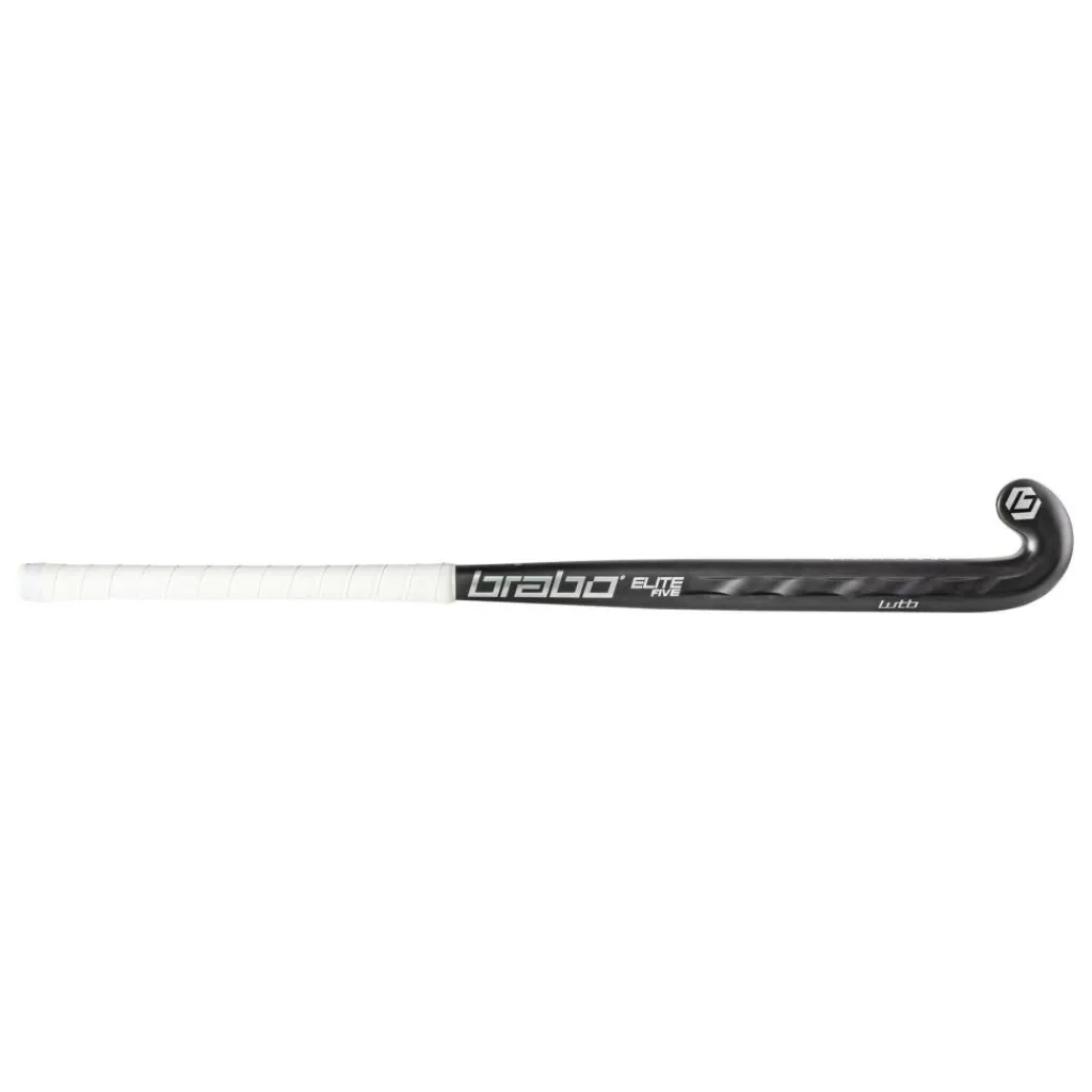 Elite 5 Carbon WTB Extreme Low Bow hockeystick black silver - 36,5 inch L*Brabo Clearance