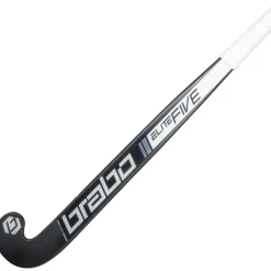 Elite 5 Carbon WTB Low Bow hockeystick black white*Brabo Clearance