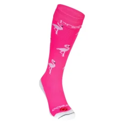 Flamingo hockeysokken neon pink*Brabo
