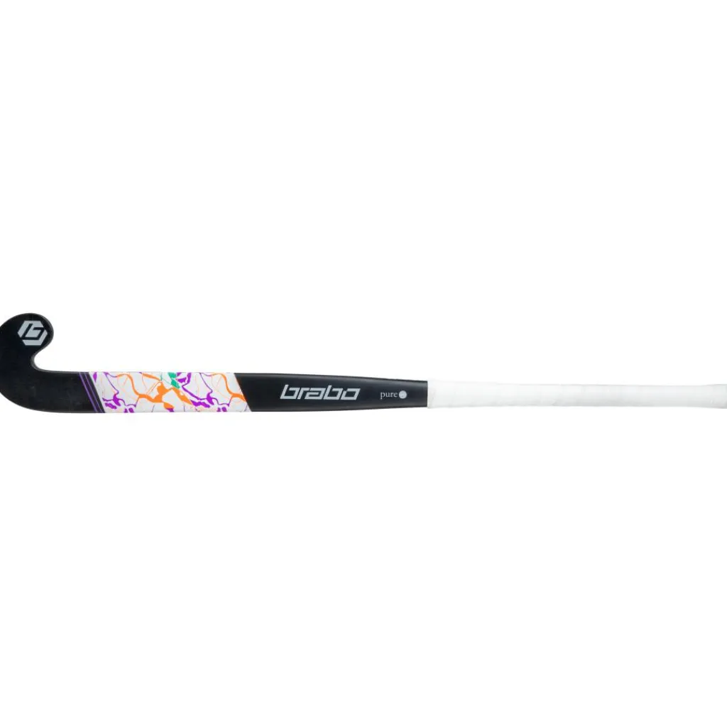 Pure 20 Low Bow hockeystick black purple - 36,5 inch*Brabo Hot