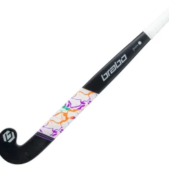 Pure 20 Low Bow hockeystick black purple - 36,5 inch*Brabo Hot