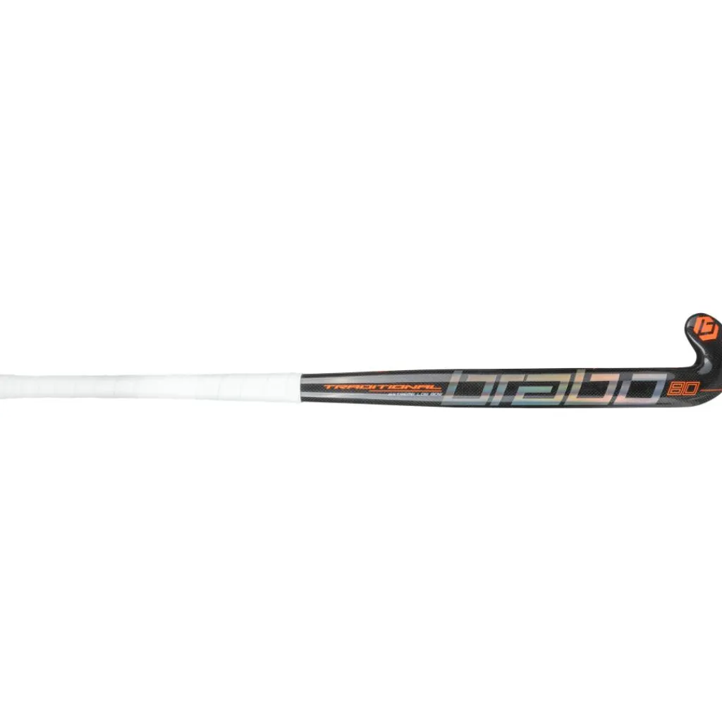 Traditional Carbon 80 Extreme Low Bow hockeystick black orange*Brabo Online