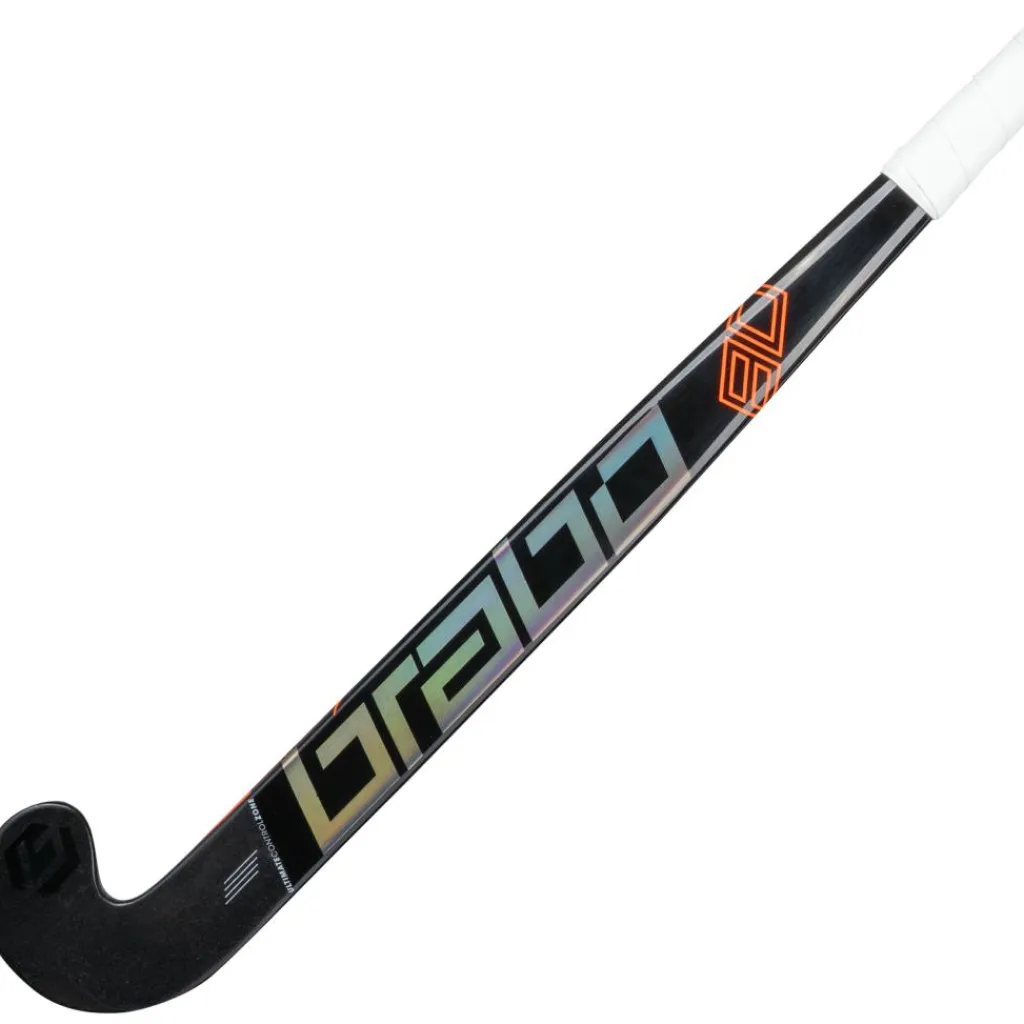Traditional Carbon 80 Extreme Low Bow hockeystick black orange*Brabo Online