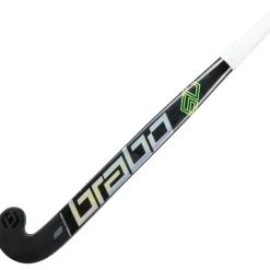 Traditional Carbon 60 Low Bow hockeystick black neongreen*Brabo Outlet