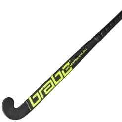 Traditional Carbon 60 Classic Curve hockeystick black neon green*Brabo Clearance