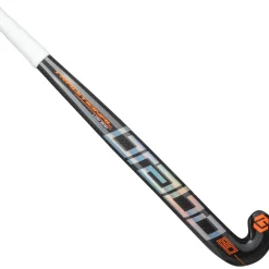Traditional Carbon 80 Low Bow hockeystick black orange*Brabo New