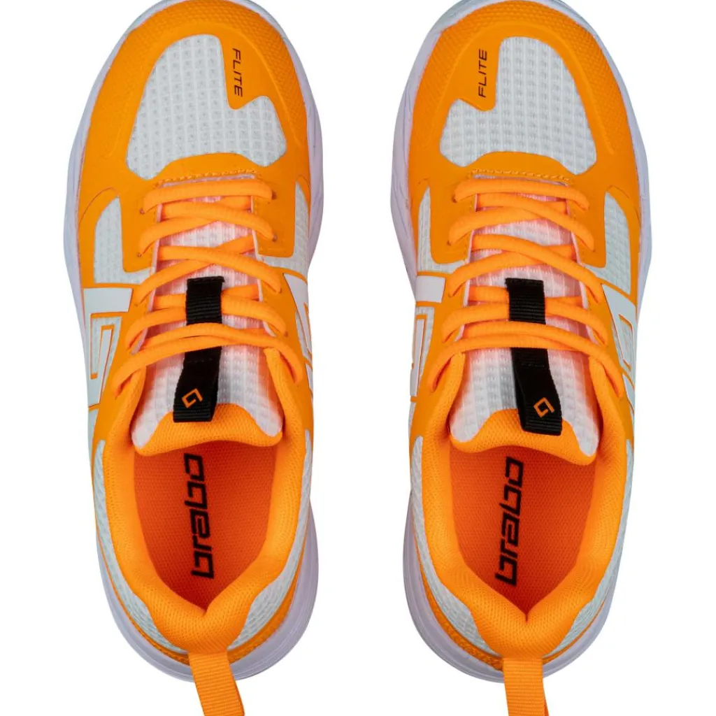 Tribute hockeyschoenen junior orange white inclusief slippers*Brabo Discount