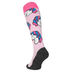 Unicorn hockeysokken soft pink*Brabo Hot
