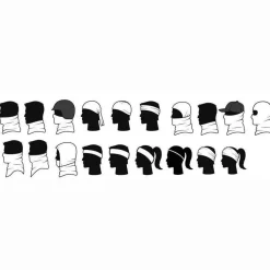 Heavyweight Merino col solid black*Buff New