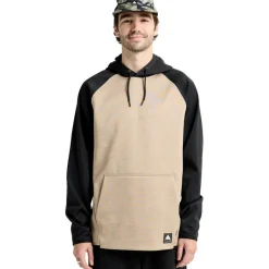Crown hoodie heren summit taupe true black*Burton Hot