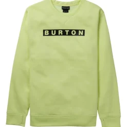 Oak sweater heren glow yellow green heather*Burton Hot