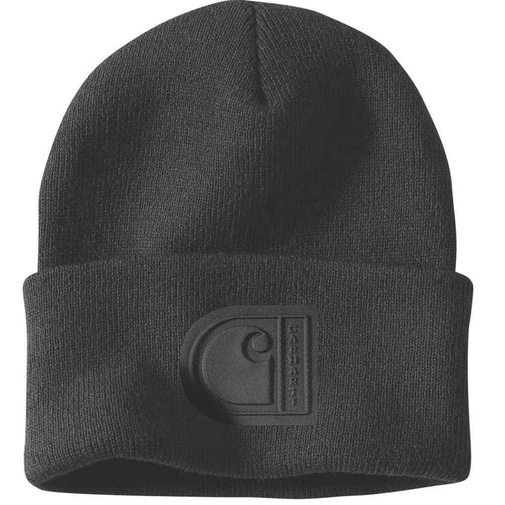 Cuffed C Patch muts black*Carhartt