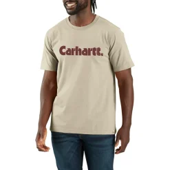 Logo Graphic shirt heren oat milk*Carhartt