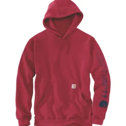 Logo Sleeve Graphic hoodie heren industry red*Carhartt New