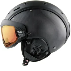 SP-6 Visor skihelm black structure*Casco Clearance