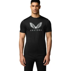 Adapt Short Graphic shirt heren black white*Castore Online