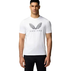 Adapt Short Graphic shirt heren white*Castore Best