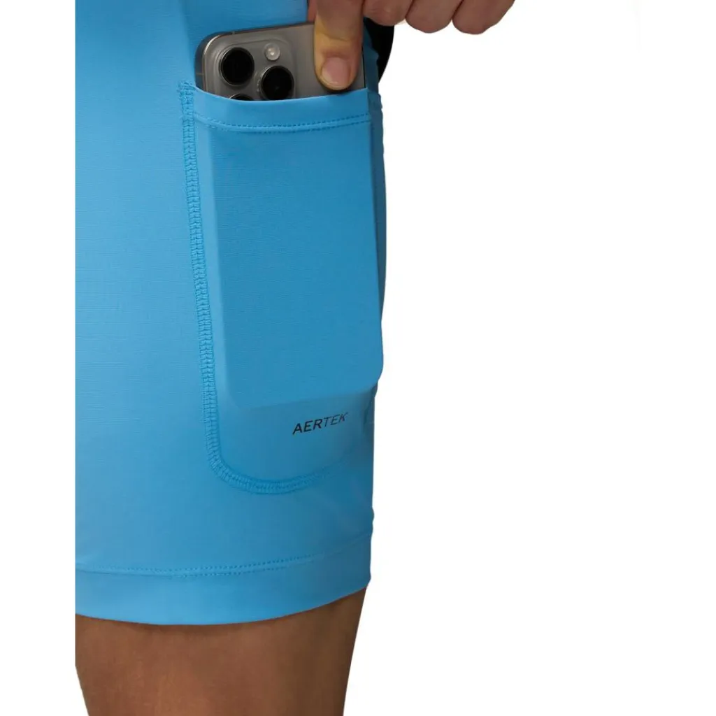 Flow 2-in-1 short heren black cool blue*Castore New